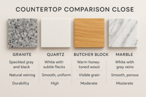Best Countertop Materials for Kitchen Remodels